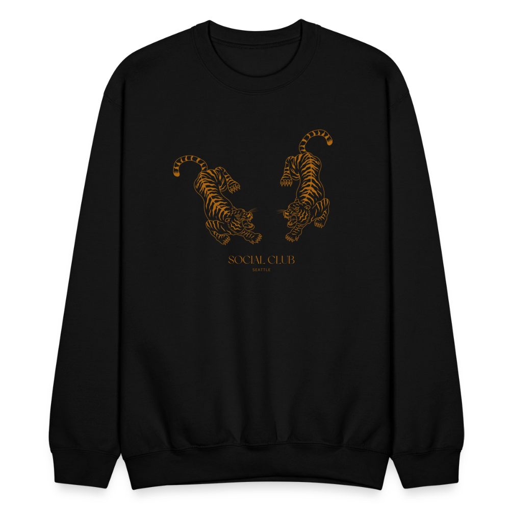 FIGHTER CREWNECK - black