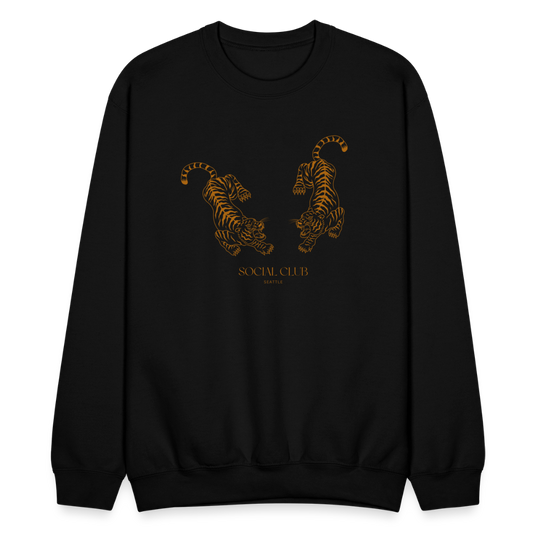 FIGHTER CREWNECK - black