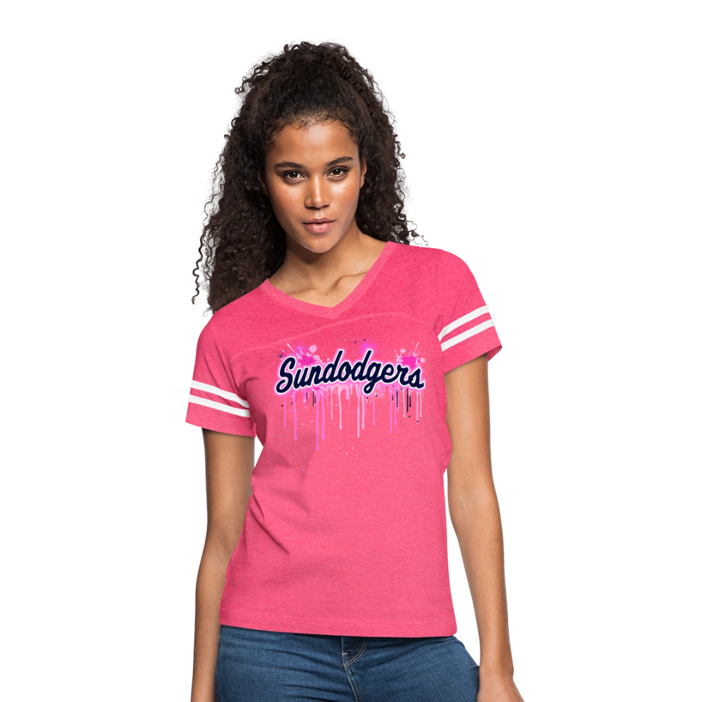 Pink Out SD | Women’s Vintage Sport T-Shirt - vintage pink/white
