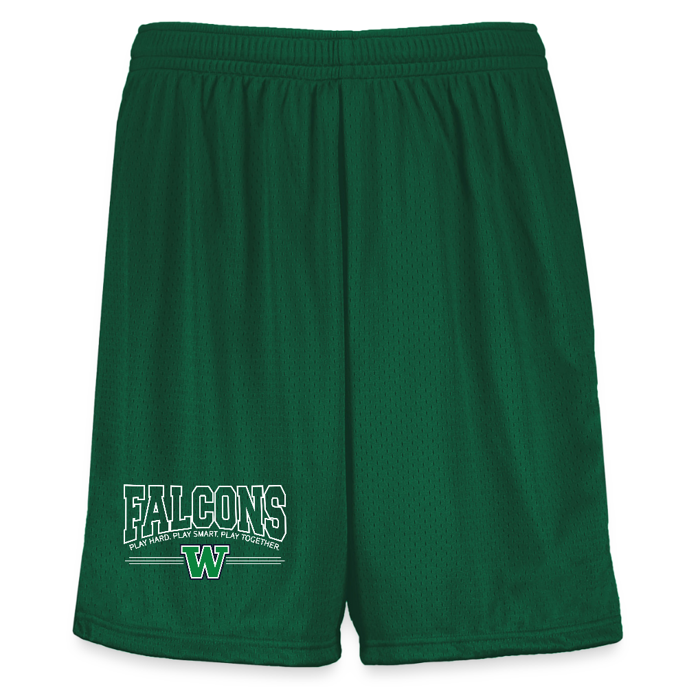 FALCON WARM UP - YOUTH Mesh Short - dark green