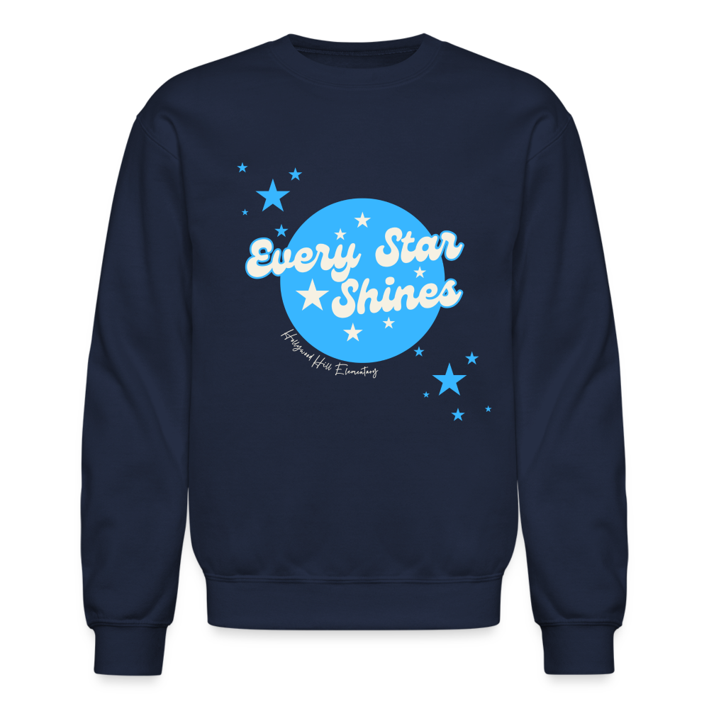SHINE ON  CREW - navy