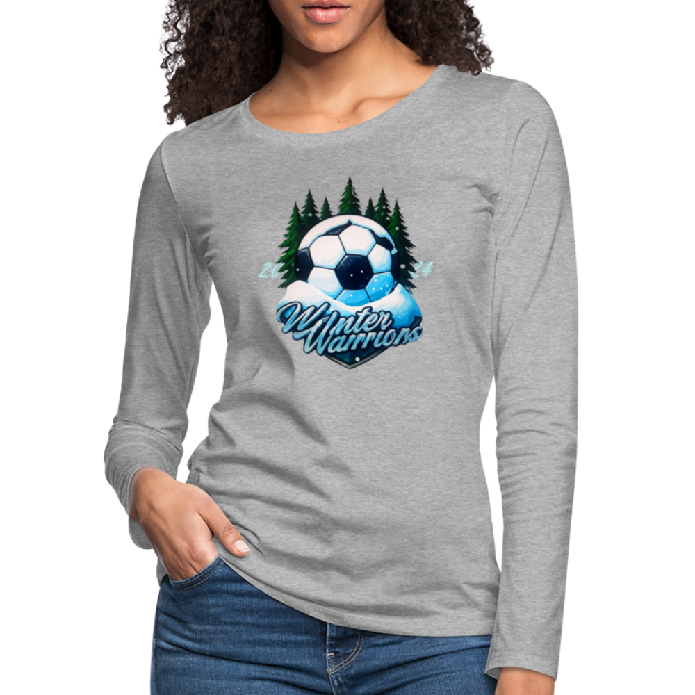 Winter Warrior's Long Sleeve T-Shirt - heather gray