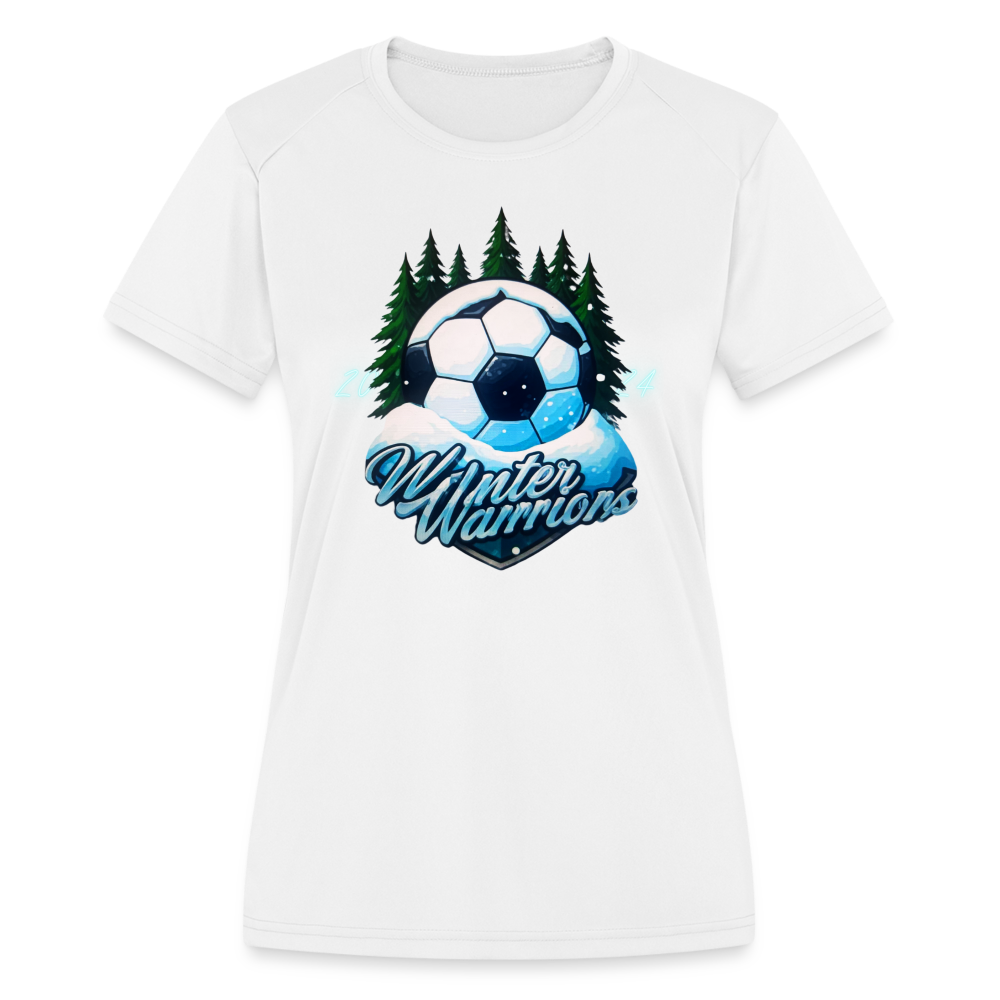 Winter Warrior's Moisture Wicking Performance T-Shirt - white