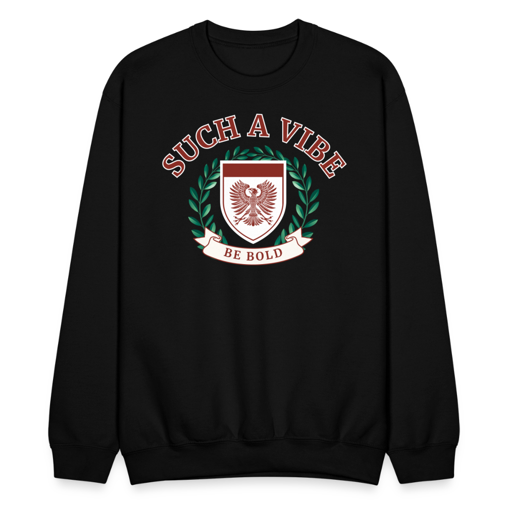 COZY AND VIBING CREWNECK - black
