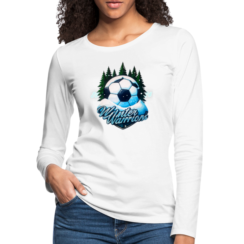 Winter Warrior's Long Sleeve T-Shirt - white