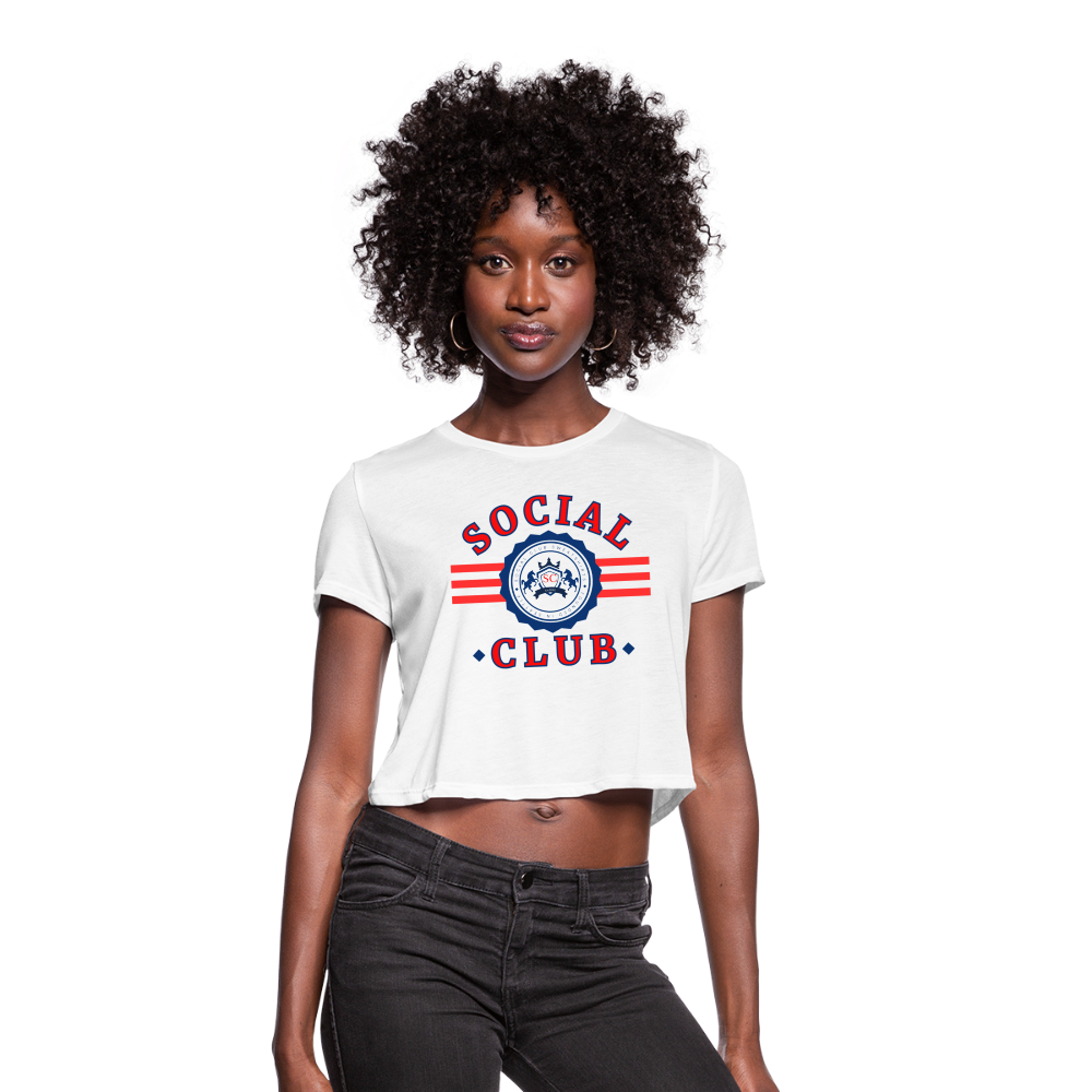 SC Women's Cropped T-Shirt - white
