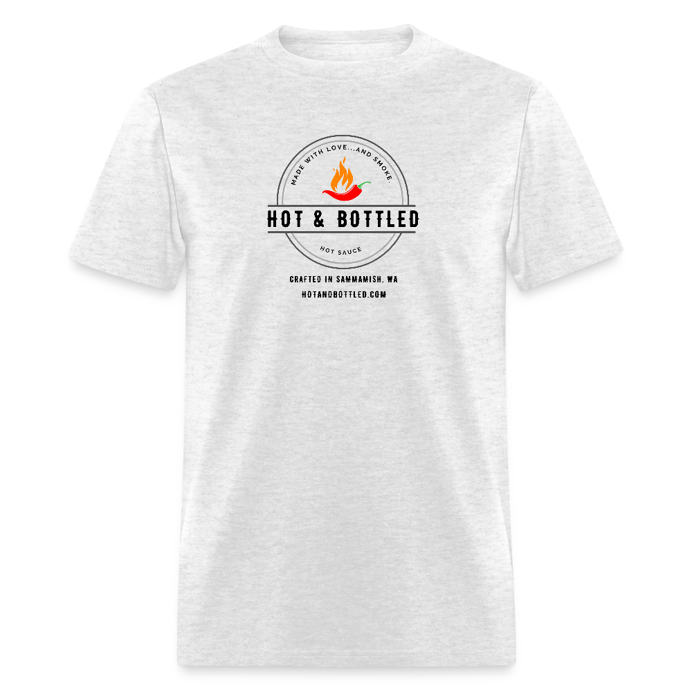 Hot & Bottled | Classic T-Shirt | color fire - light heather gray