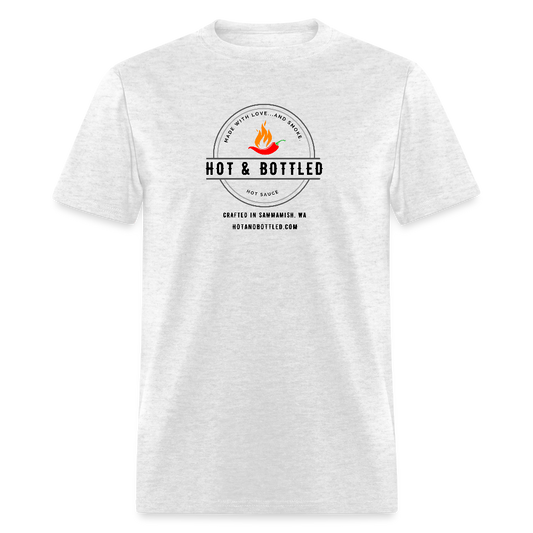 Hot & Bottled | Classic T-Shirt | color fire - light heather gray