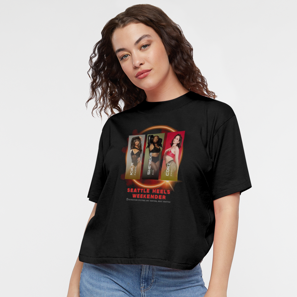 Seattle Heels Weekender Tee - black