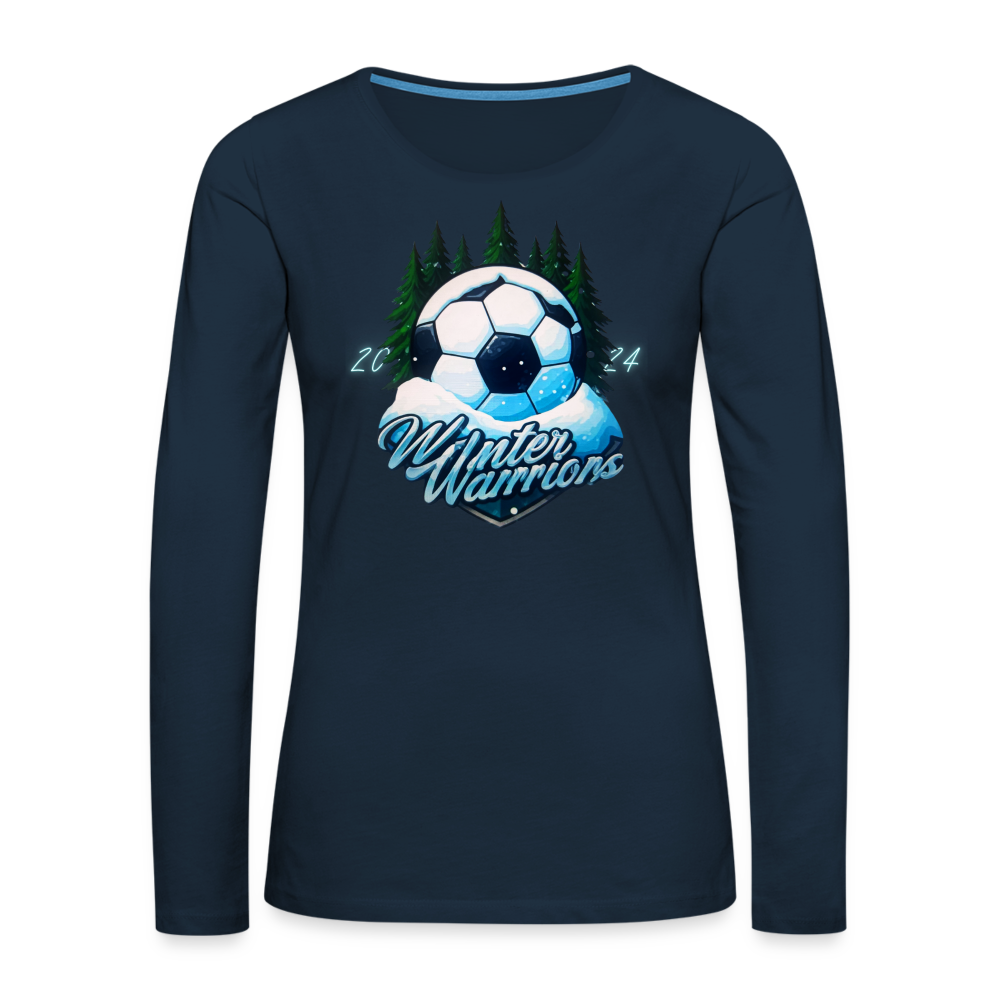Winter Warrior's Long Sleeve T-Shirt - deep navy