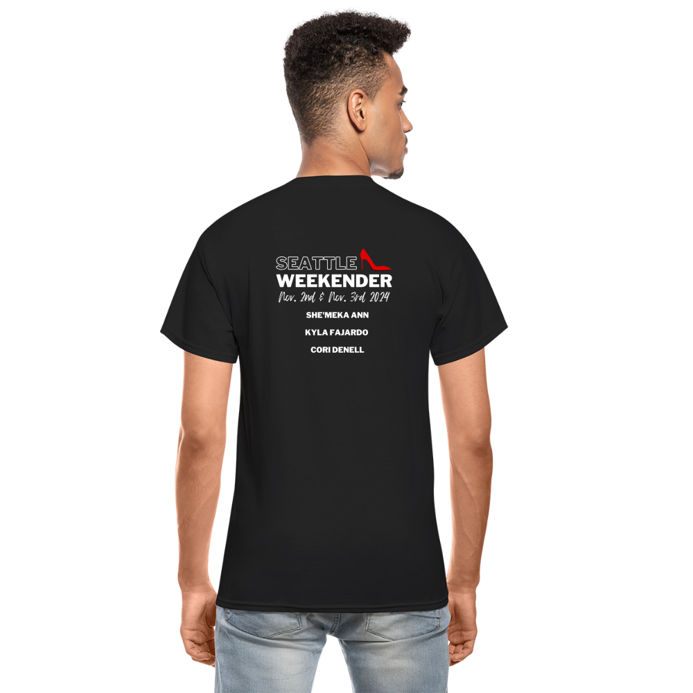 The Seattle Weekender Adult T-Shirt - black