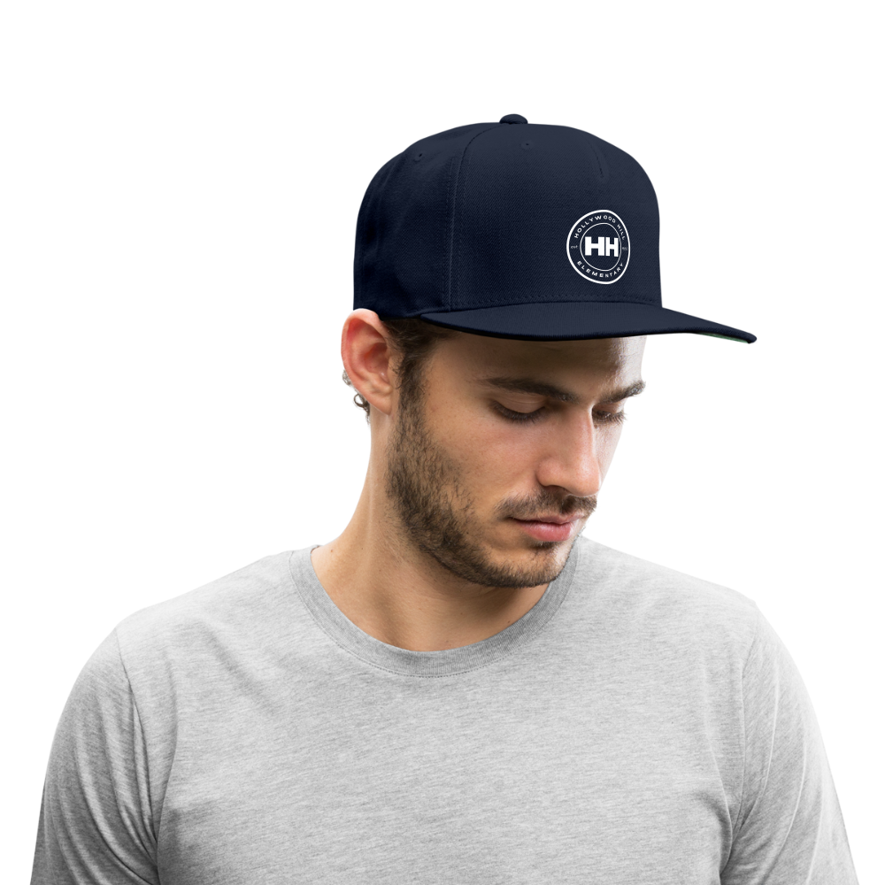 HH MONO Snapback Baseball Cap - navy