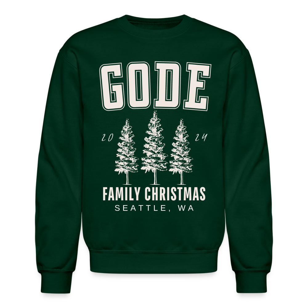 GODE TREES CREW - forest green