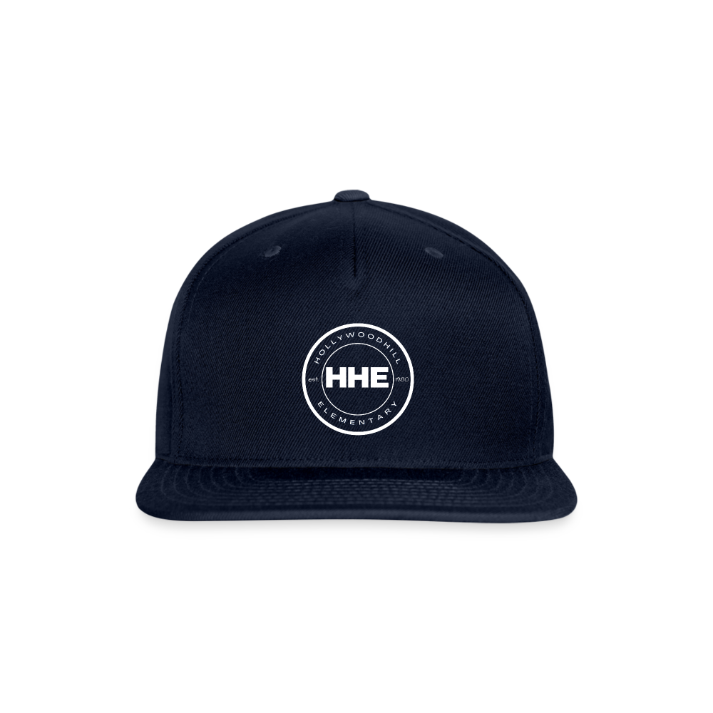 HHE MONOGRAM Snapback Baseball Cap - navy