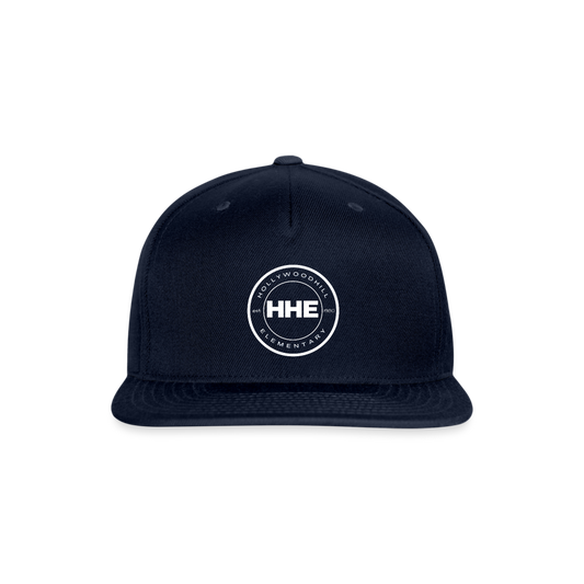 HHE MONOGRAM Snapback Baseball Cap - navy