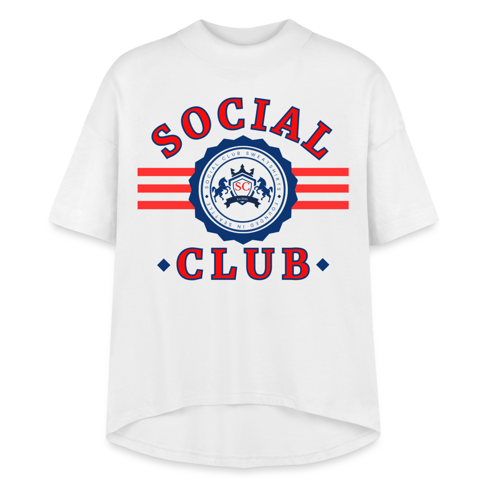 MONOGRAM SC HIGH LOW - white