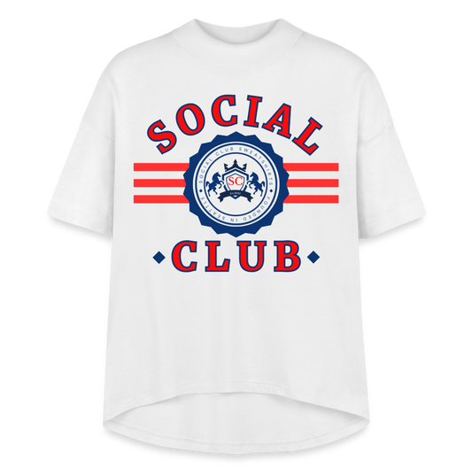 MONOGRAM SC HIGH LOW - white