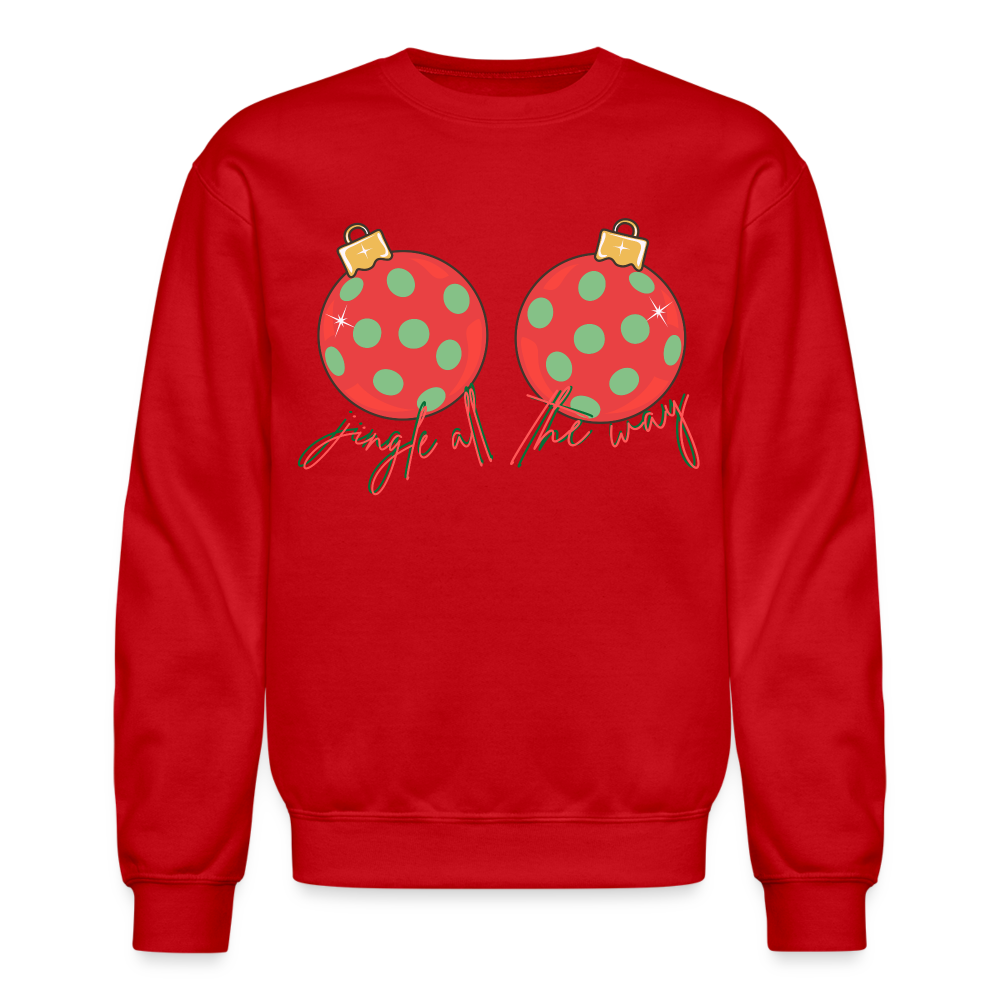 Jingle all the way Crew - HOLIDAY - red