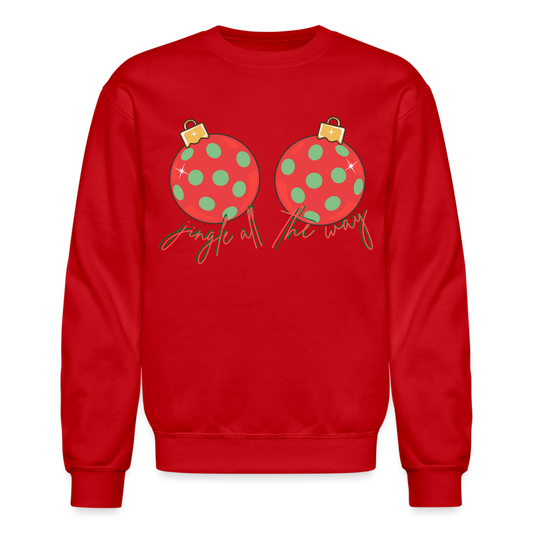 Jingle all the way Crew - HOLIDAY - red
