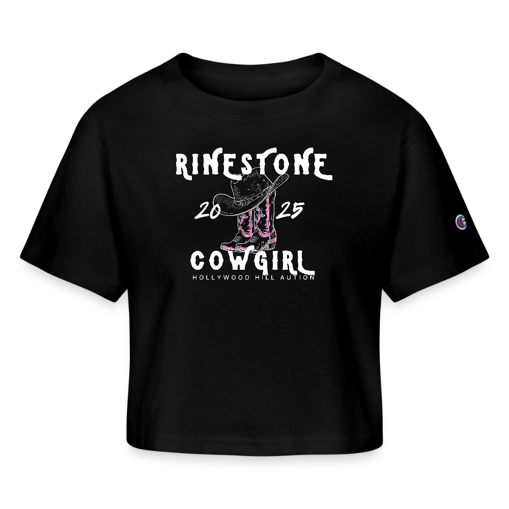 HH Rine-stone Cowgirl Women’s T-Shirt - black