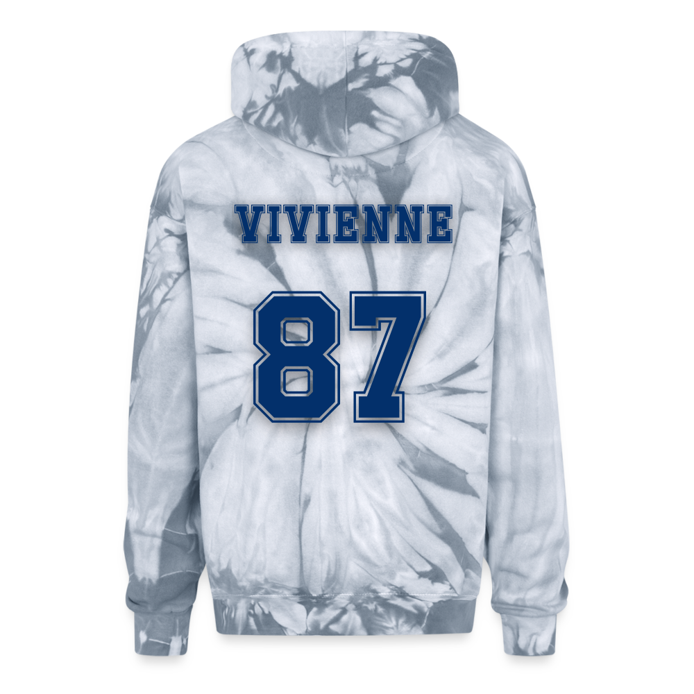 Vivienne | Winter Warrior Tie Dye Hoodie - spider silver