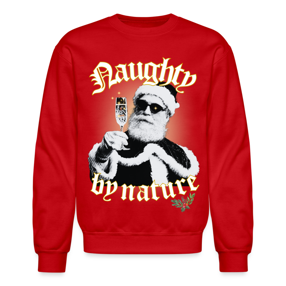 Naughty by nature  Crew - HOLIDAY - red
