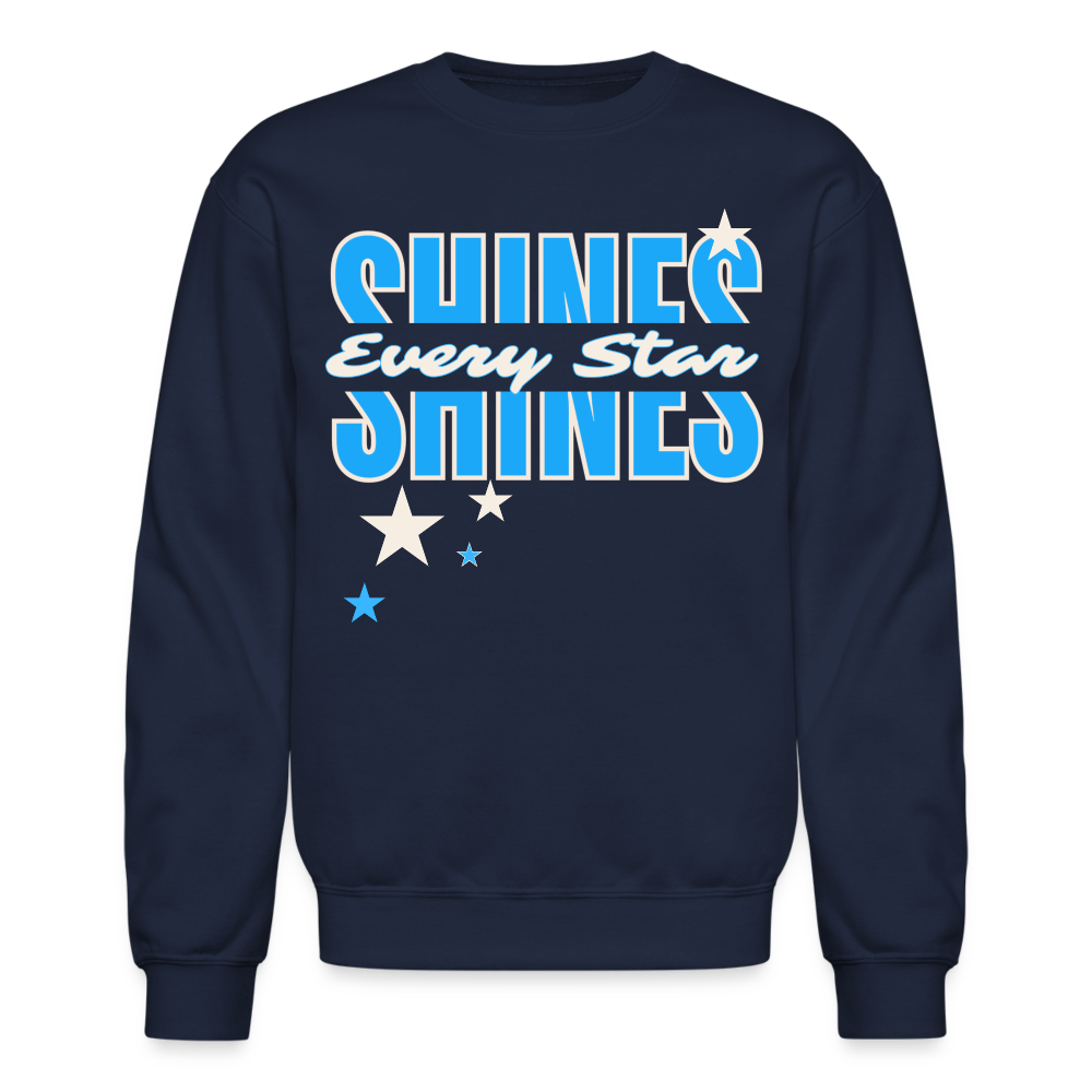 SHINE - EVERY STAR Crewneck Sweatshirt - navy