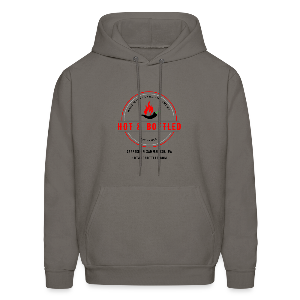 Hot & Bottled | Hoodie | Red / Black - asphalt gray