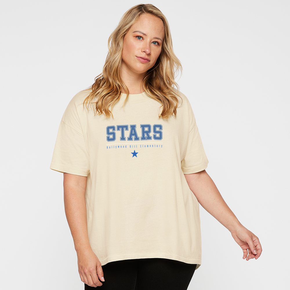 HHE Women's  Hi-Lo Tee - Natural