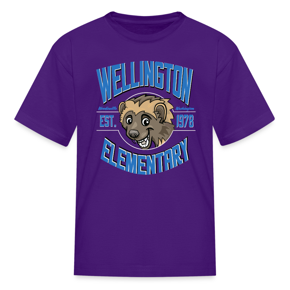 Kinder - Webster Logo - Kids' T-Shirt - purple