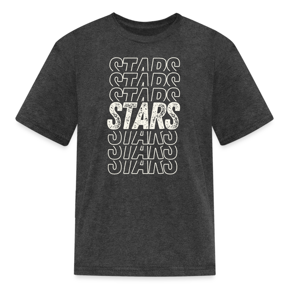 STARS ON REPEAT Kids' T-Shirt - heather black