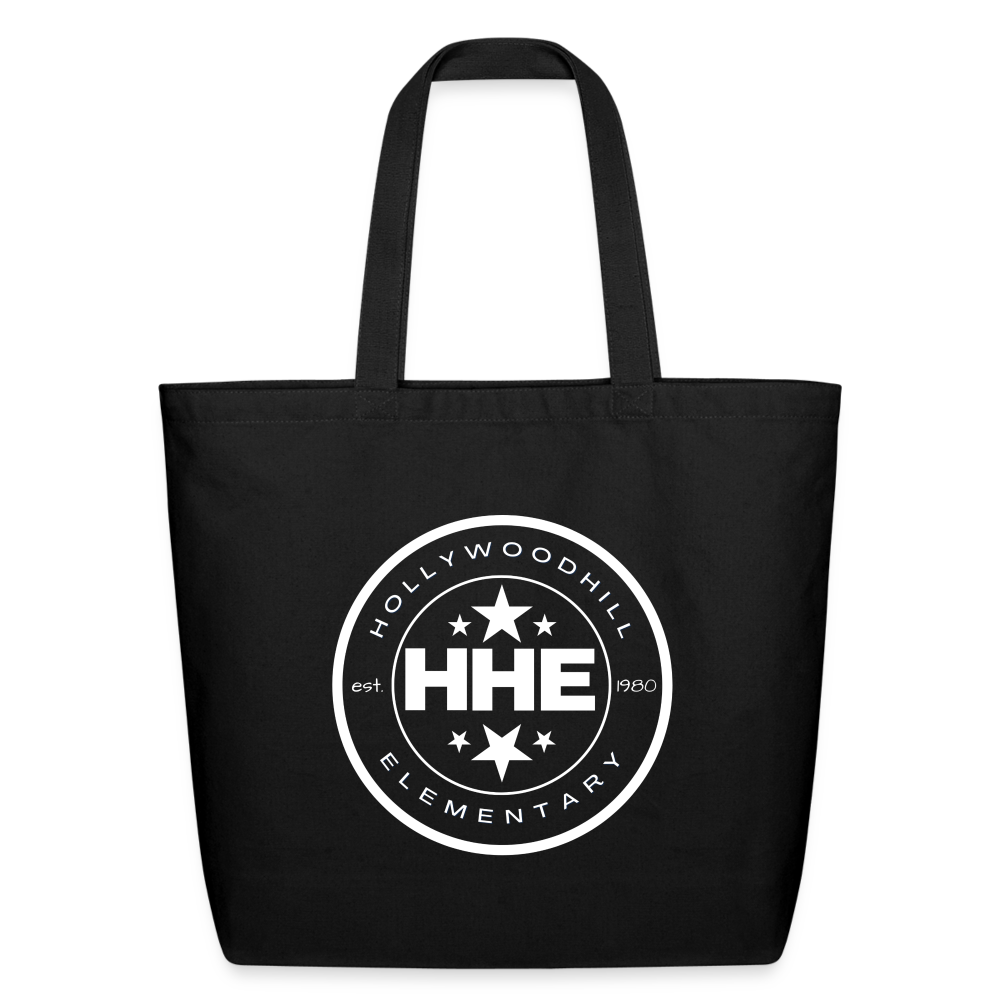 HHE MONOGRAM Eco-Friendly Cotton Tote - black