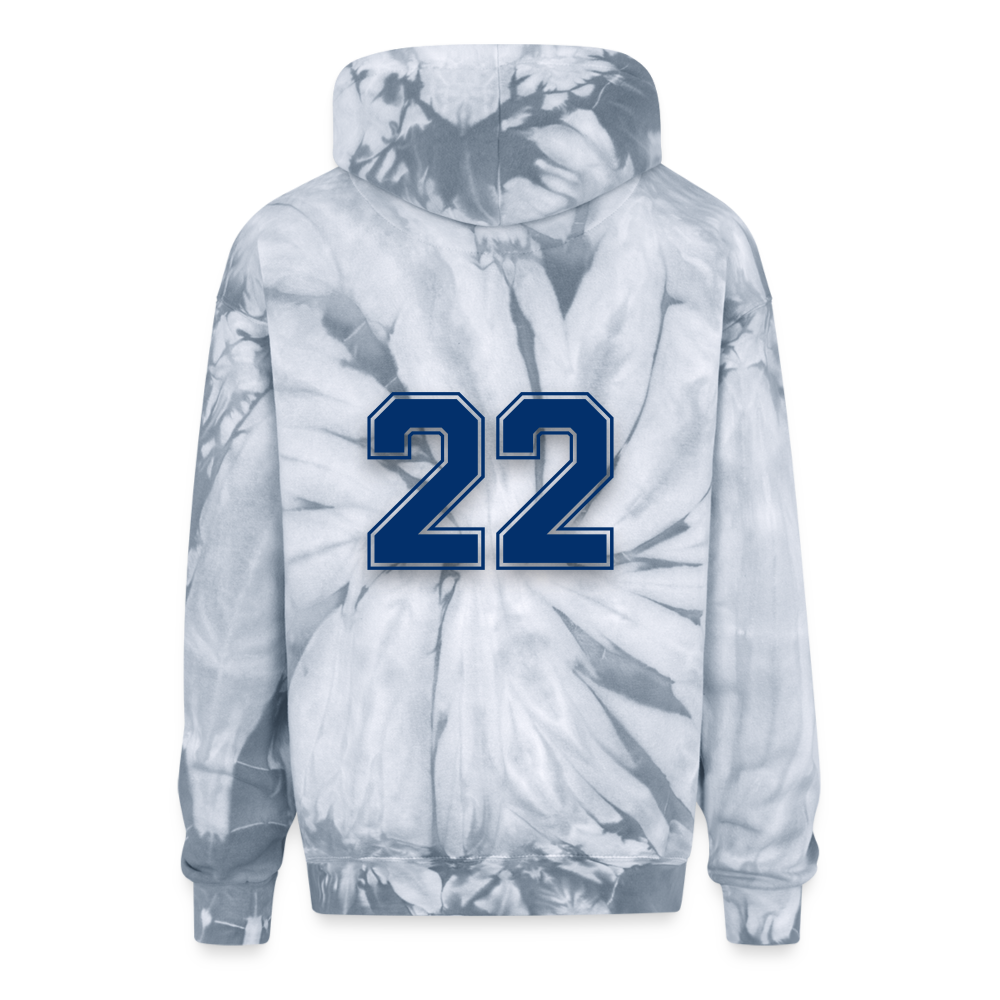 22 | Winter Warriors Tie Dye Hoodie - spider silver