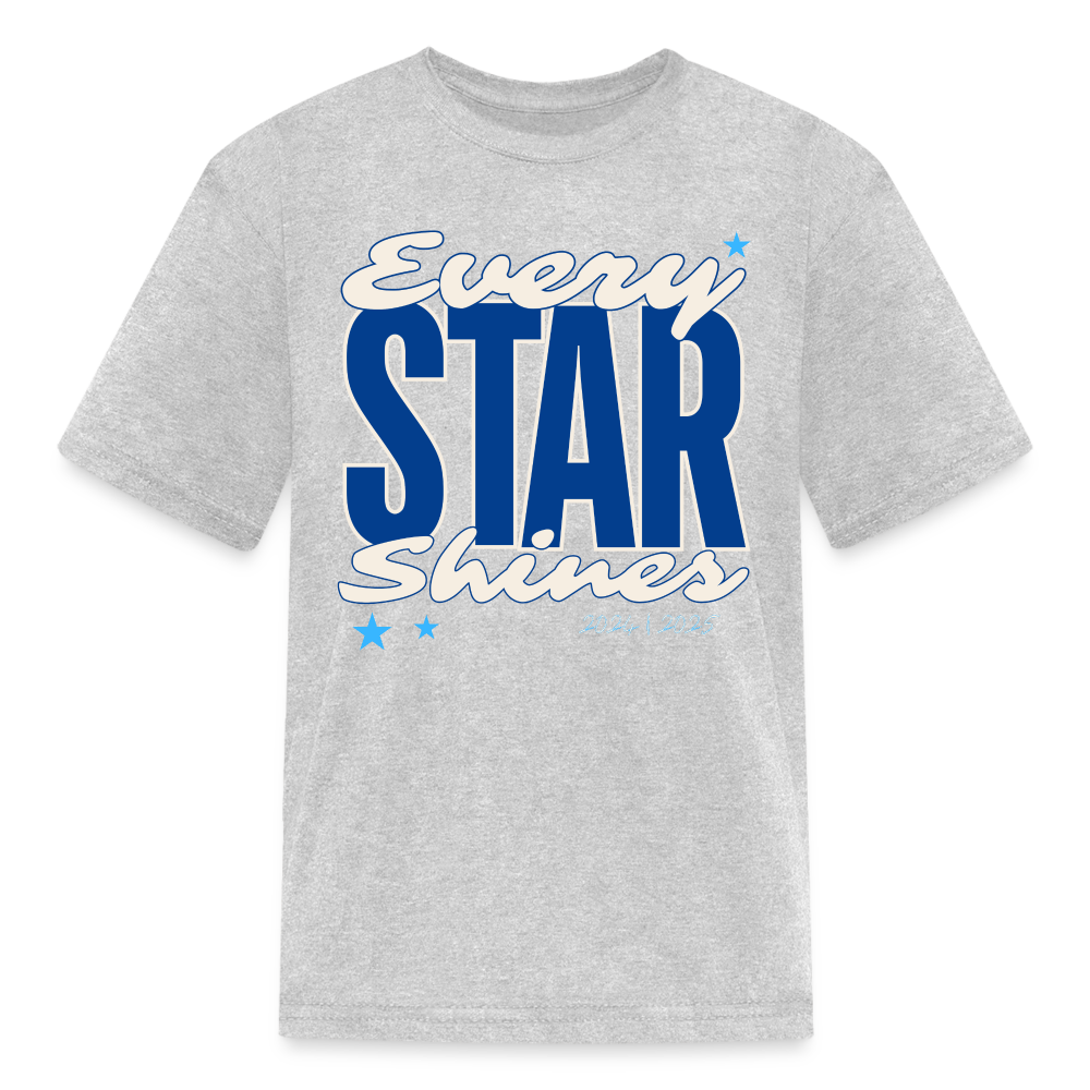 EVERY STAR SHINES Kids' T-Shirt - heather gray