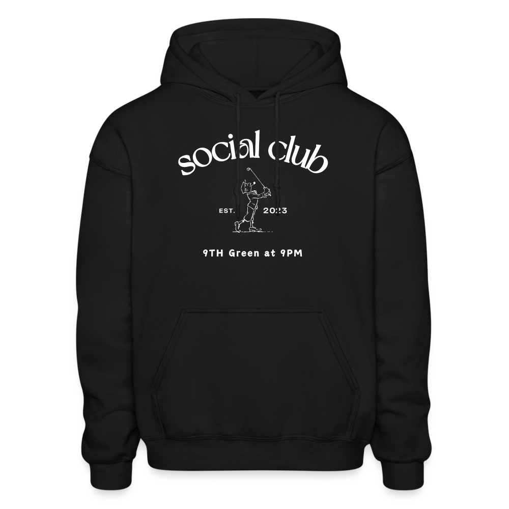 Cozy on the TEE Hoodie - black