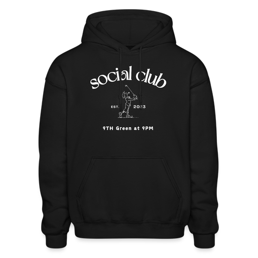 Cozy on the TEE Hoodie - black