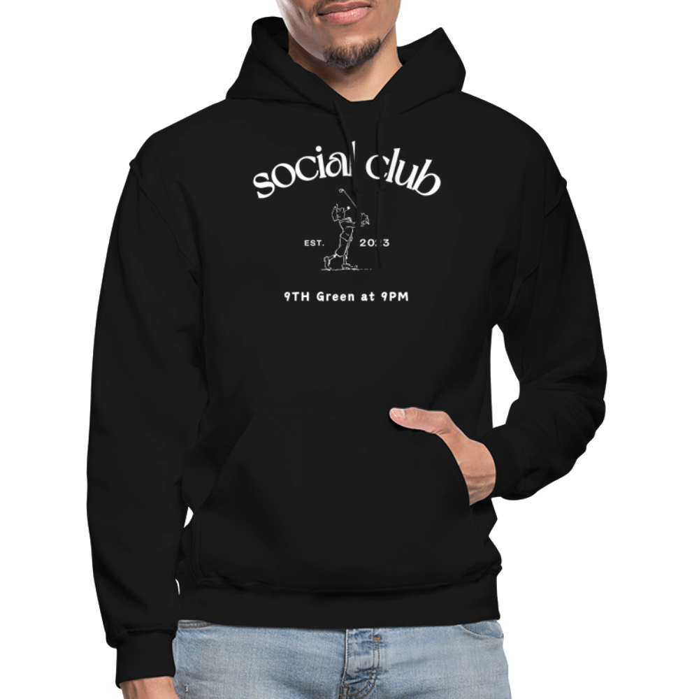 Cozy on the TEE Hoodie - black