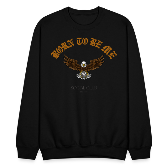 COZY AND ME CREWNECK - black