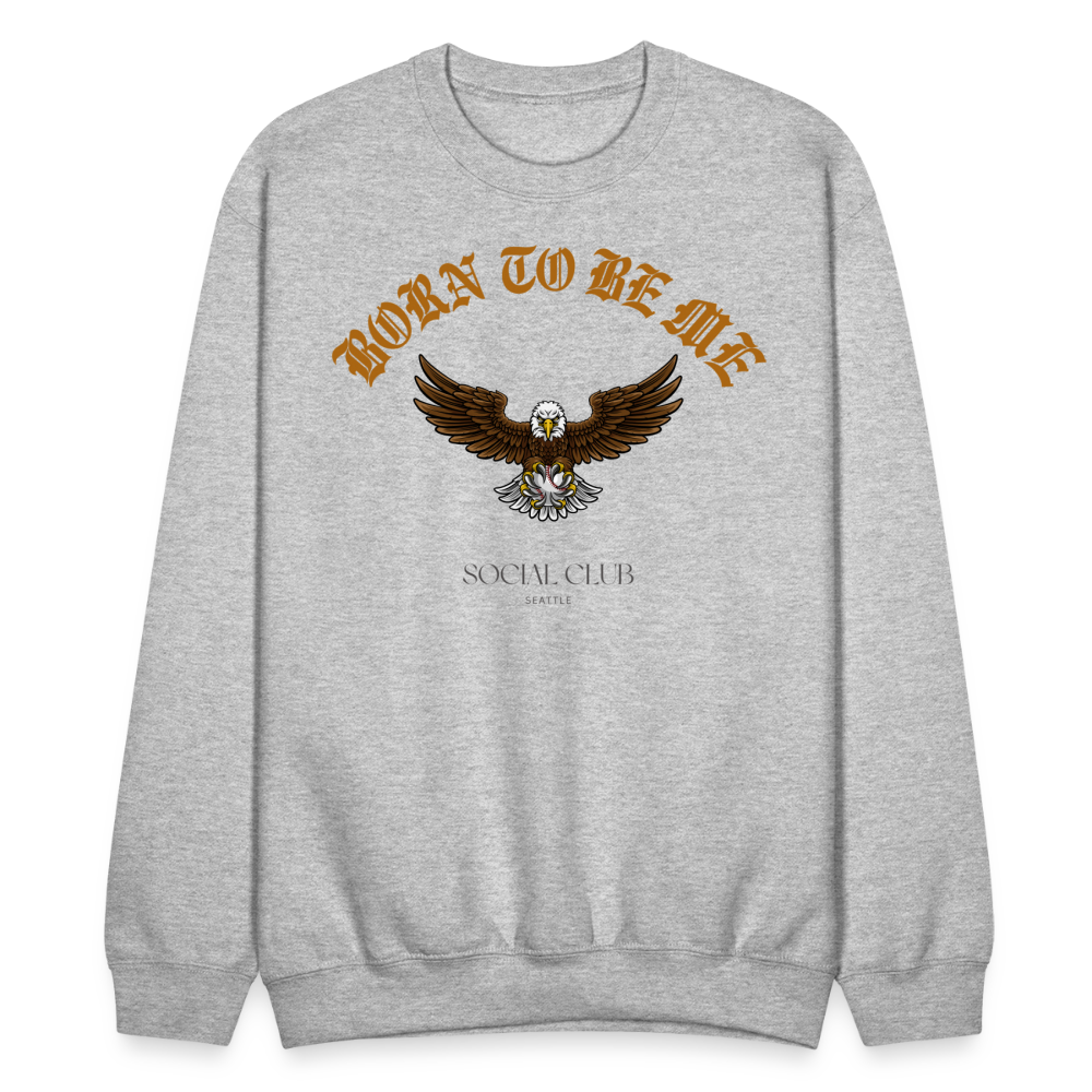 COZY AND ME CREWNECK - heather gray