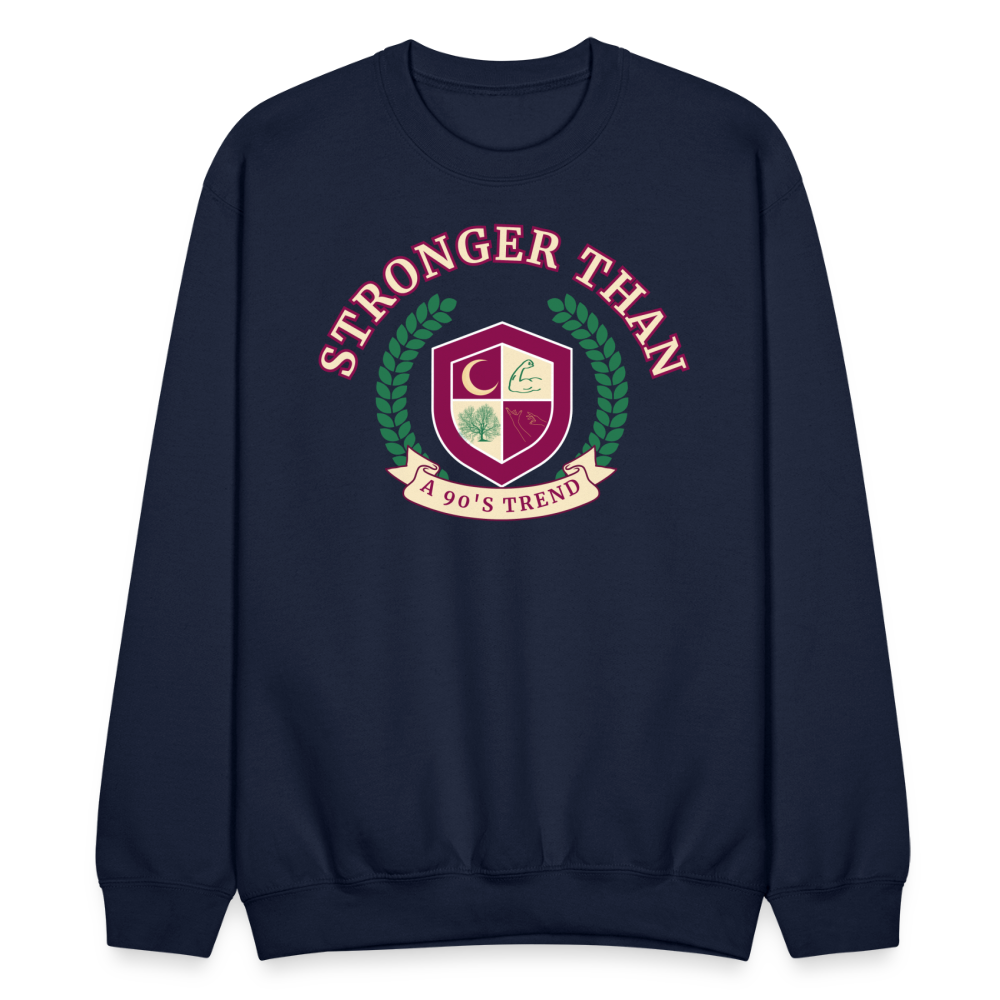COZY AND STRONGER THAN CREWNECK - navy