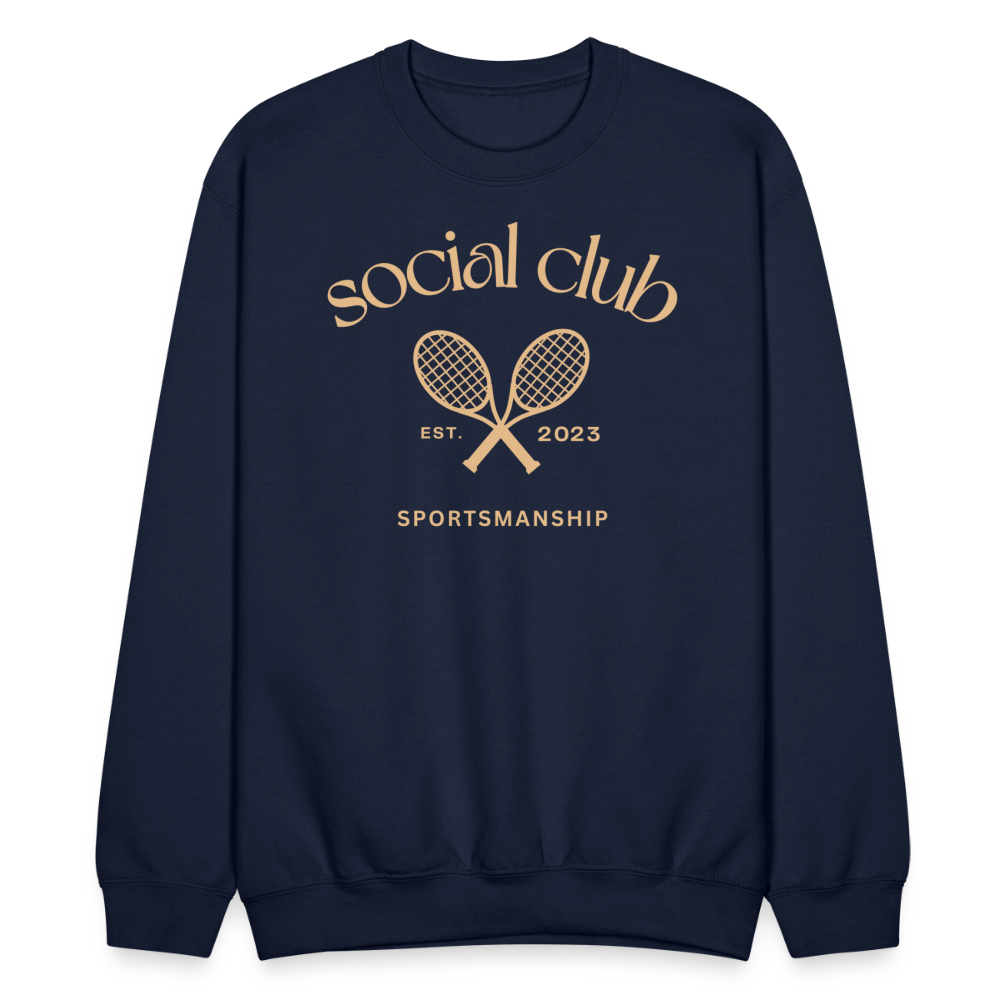 COZY AND A GOOD SPORT CREWNECK - navy