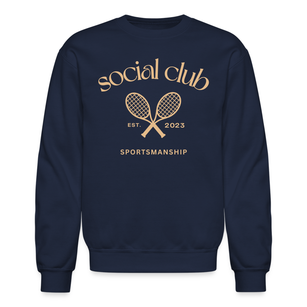 COZY AND A GOOD SPORT CREWNECK - navy