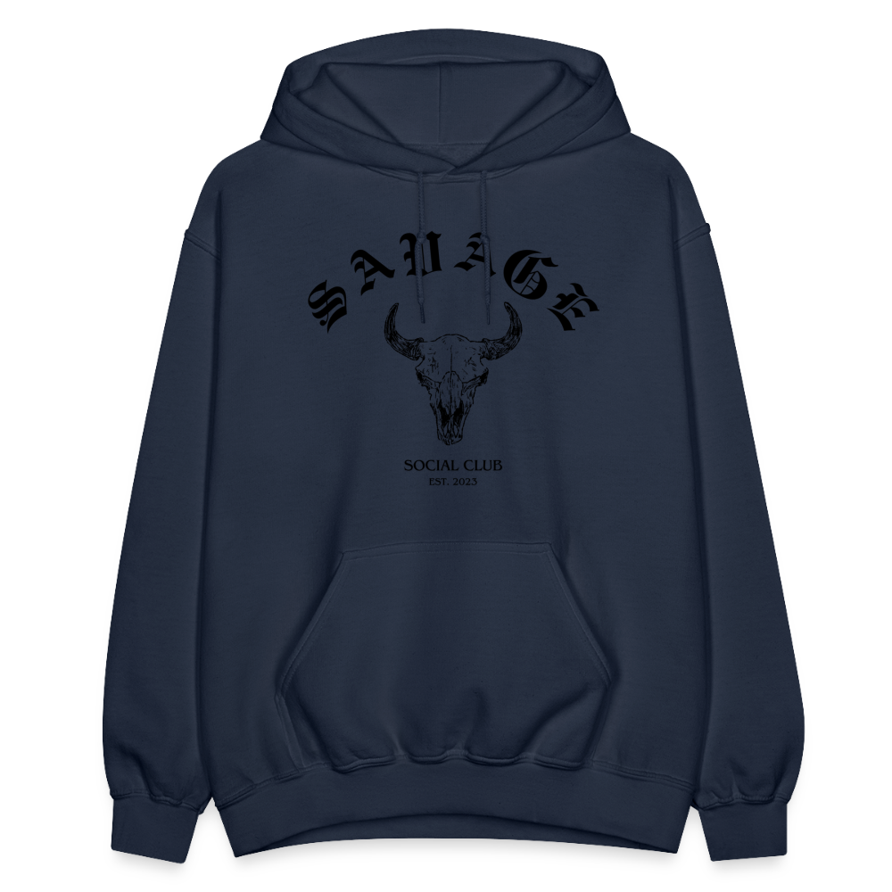 Cozy and Savage Hoodie - navy