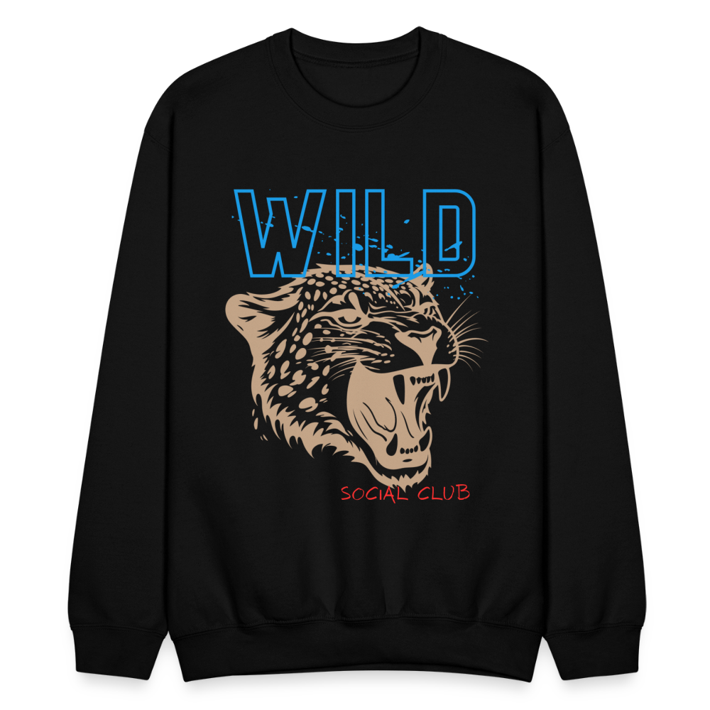 COZY AND WILD CREWNECK - black