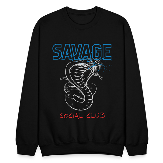 COZY AND UNPREDICTABLE CREWNECK - black