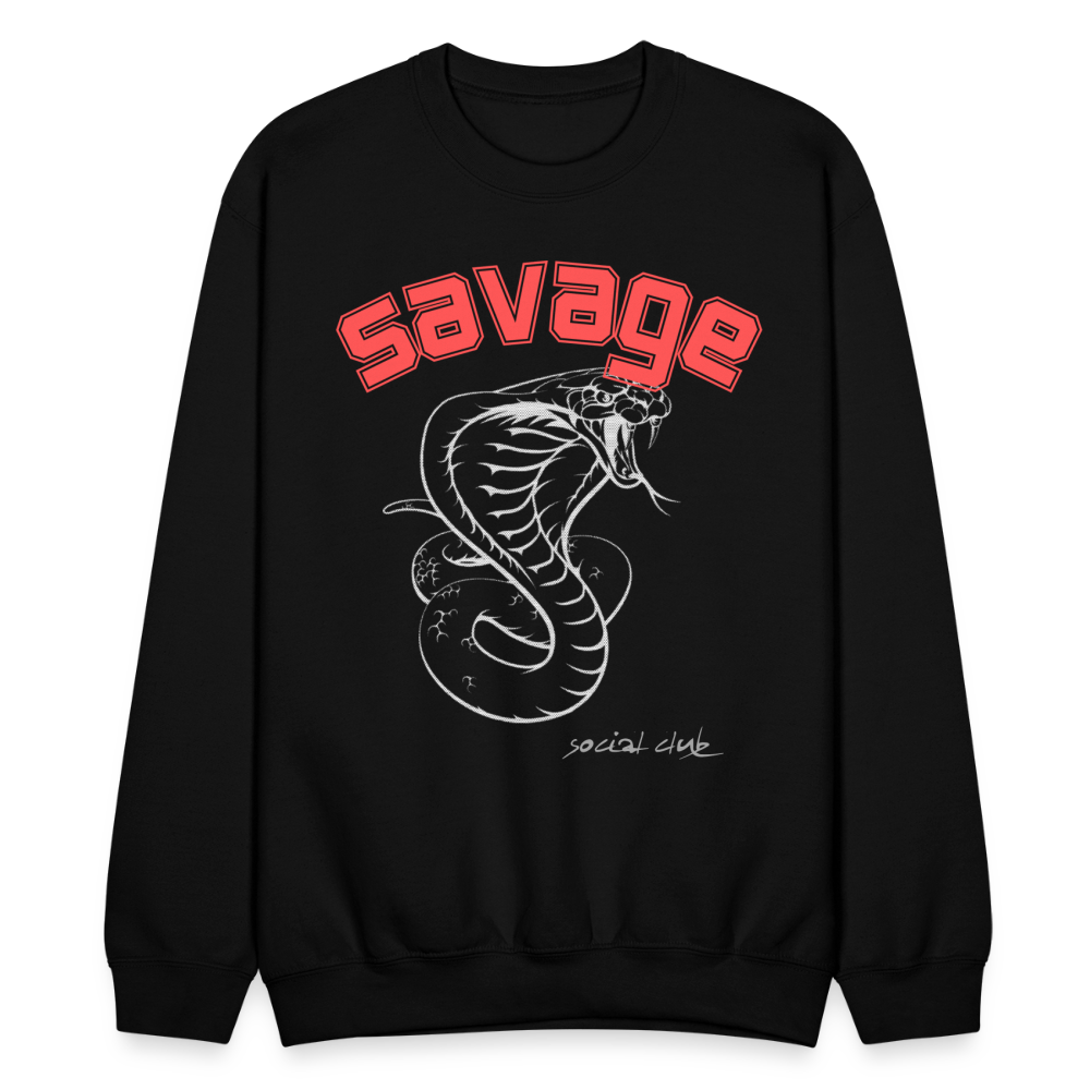 COZY AND UNPREDICTABLE CREWNECK - black