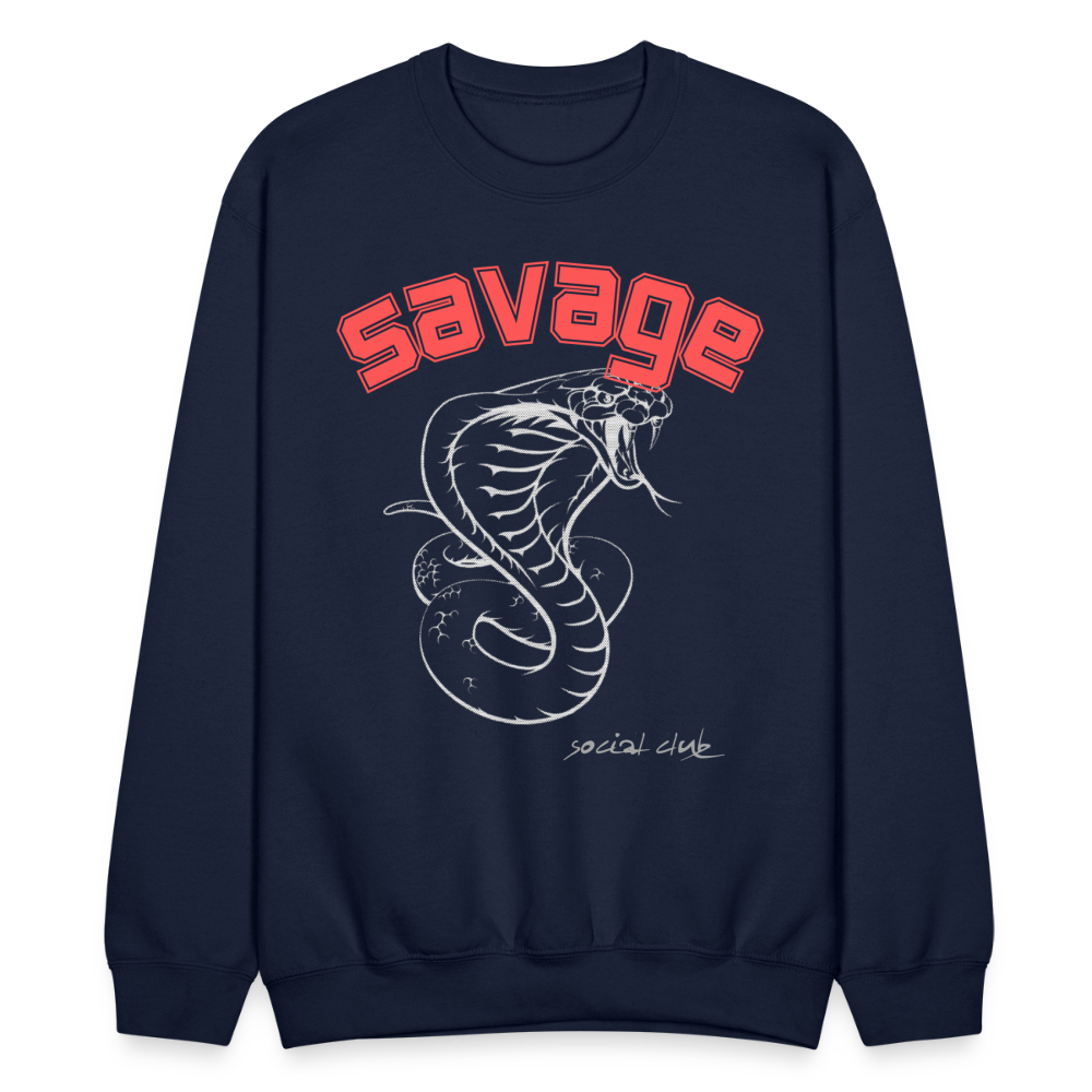 COZY AND UNPREDICTABLE CREWNECK - navy