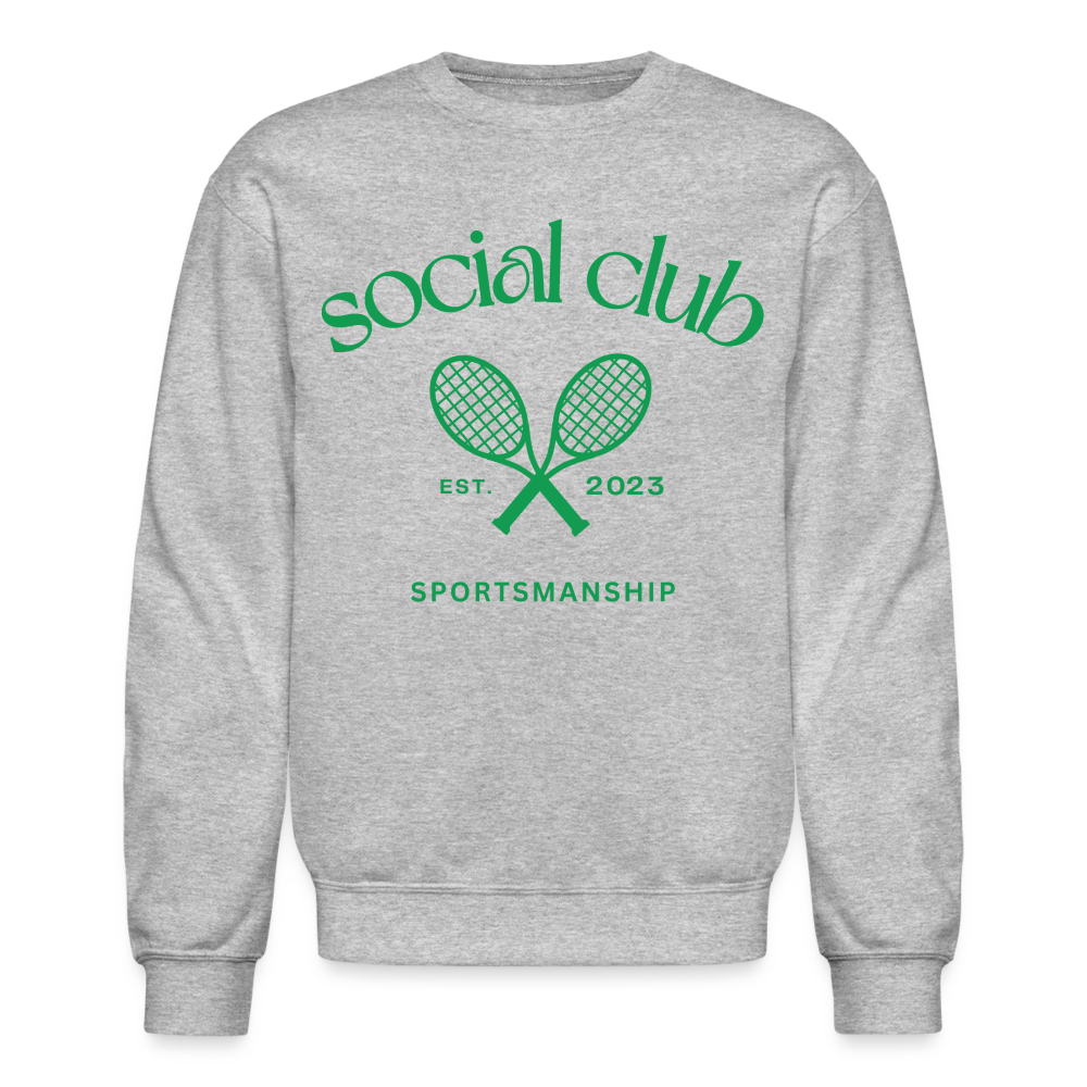 GOOD SPORT CREW - heather gray