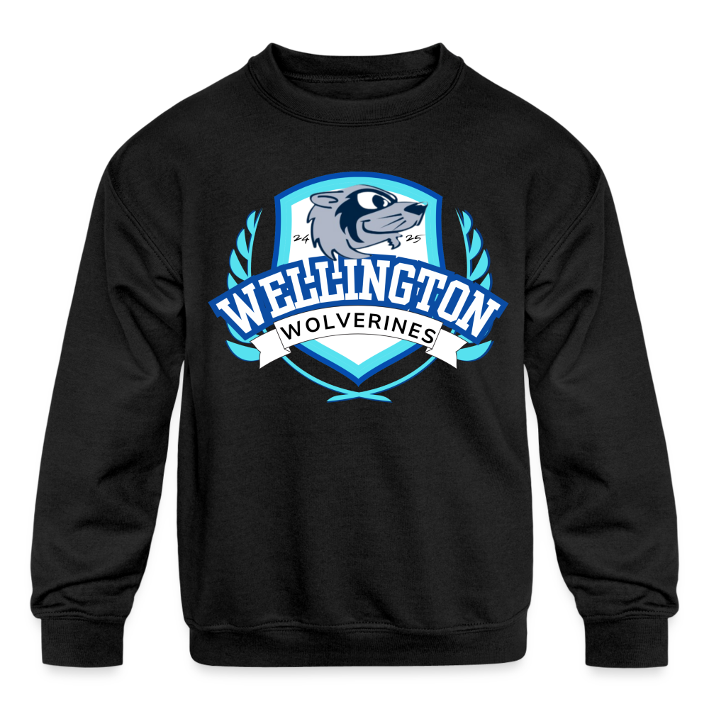 WELLINGTON KIDS CREWNECK 24/25 - black