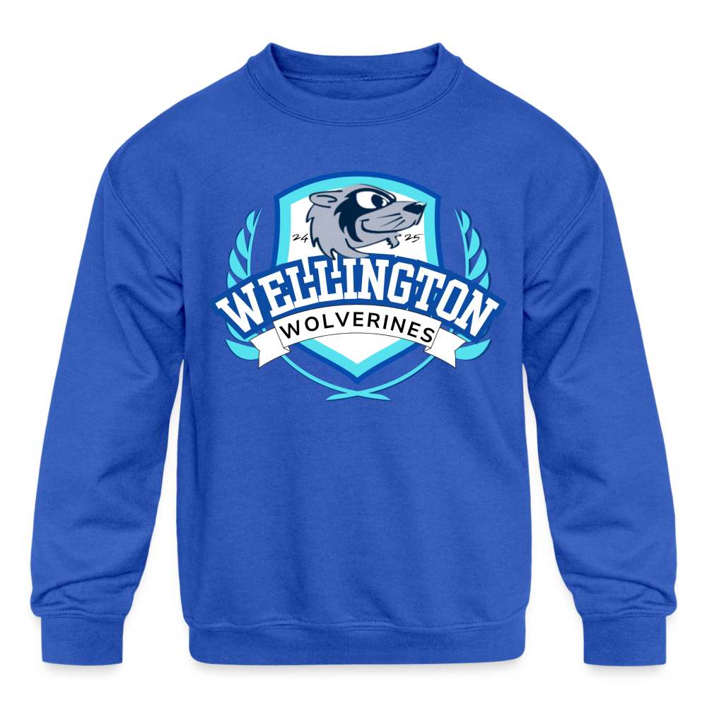 WELLINGTON KIDS CREWNECK 24/25 - royal blue